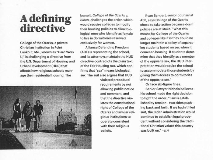 [Open dorms - The status quo in higher-ed housing represents an extraordinary shift in thinking ]